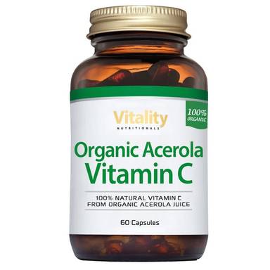 Acérola biologique Vitamine C, 60 gélules